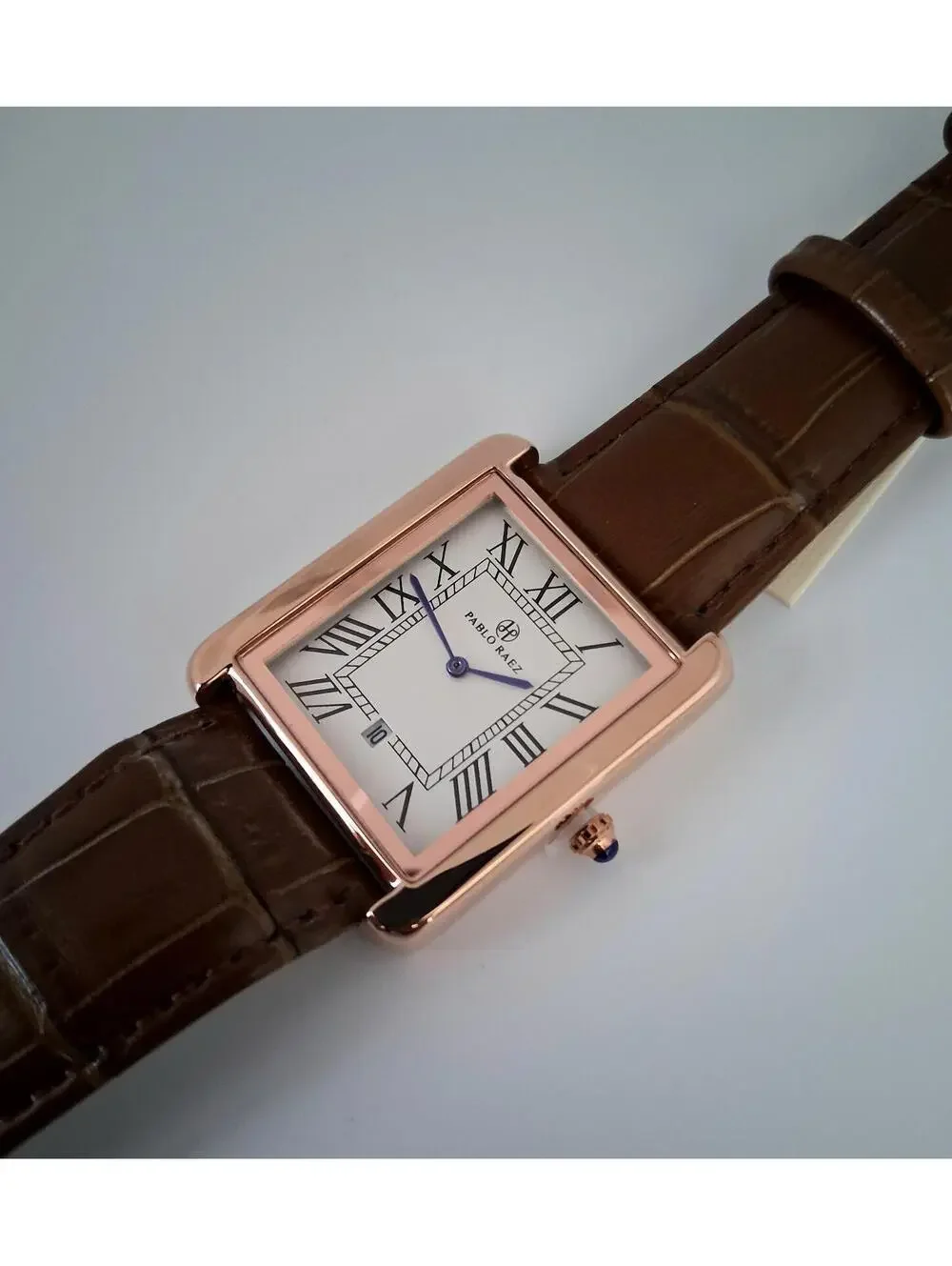 Brand‎ New 40mm Pablo Raez Must Tank Leather Men's Watch